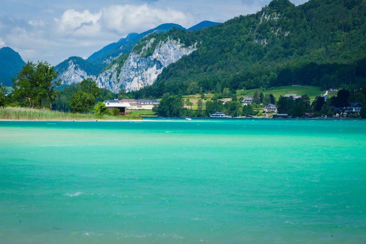 Ferienwohnung Abersee Esterno foto